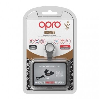 "OPRO" Mouthguard Self-Fit Bronze - White 4