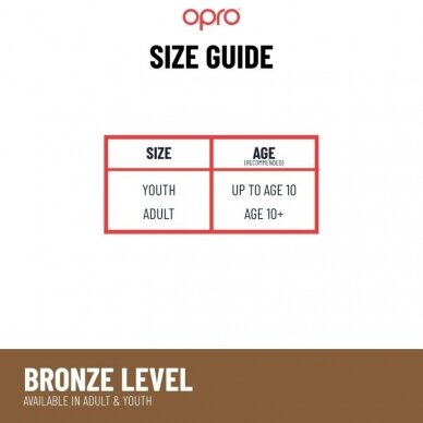 "OPRO" Mouthguard Self-Fit Bronze - Black 6 "OPRO" Mouthguard Self-Fit Bronze - Black 6