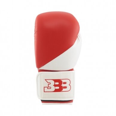 "BBB" bokso pirštinės Champion - oda - Red/White 1
