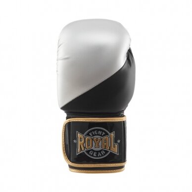 "Royal" bokso pirštinės Champion - SIlver/Black 1 "Royal" bokso pirštinės Champion - SIlver/Black 1