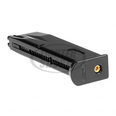 Airsoft - "KJ Works" Dėtuvė - Magazine M9 GBB 25rds - Black 2 Airsoft - "KJ Works" Dėtuvė - Magazine M9 GBB 25rds - Black 2