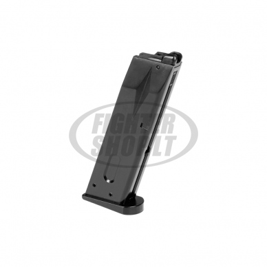 Airsoft - "KJ Works" Dėtuvė - Magazine M9 GBB 25rds - Black Airsoft - "KJ Works" Dėtuvė - Magazine M9 GBB 25rds - Black