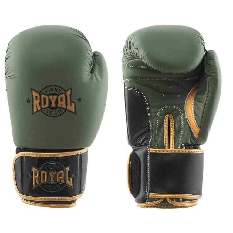 "Royal" Leather Boxing Gloves Top - Khaki "Royal" Leather Boxing Gloves Top - Khaki