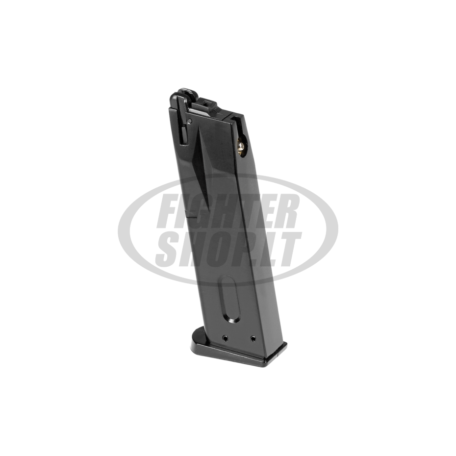 Airsoft - "KJ Works" Dėtuvė - Magazine M9 GBB 25rds - Black 1 Airsoft - "KJ Works" Dėtuvė - Magazine M9 GBB 25rds - Black 1