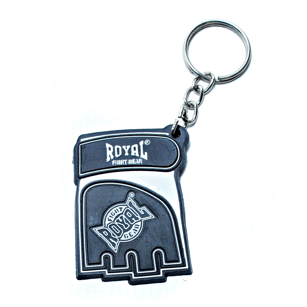 "Royal" Keyring MMA Glove - Black/White