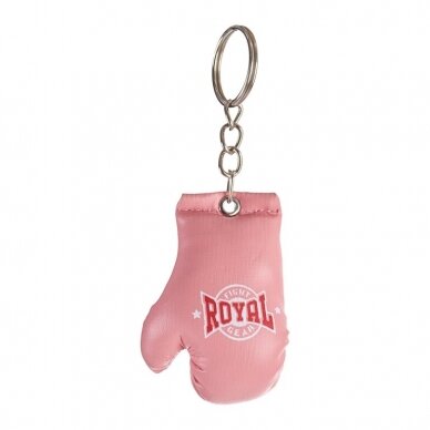 "Royal" raktų pakabukas -mini bokso pirštinė - pink