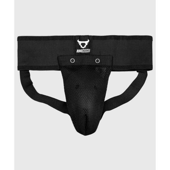 "Ringhorns" Groin Guard - Black "Ringhorns" Groin Guard - Black