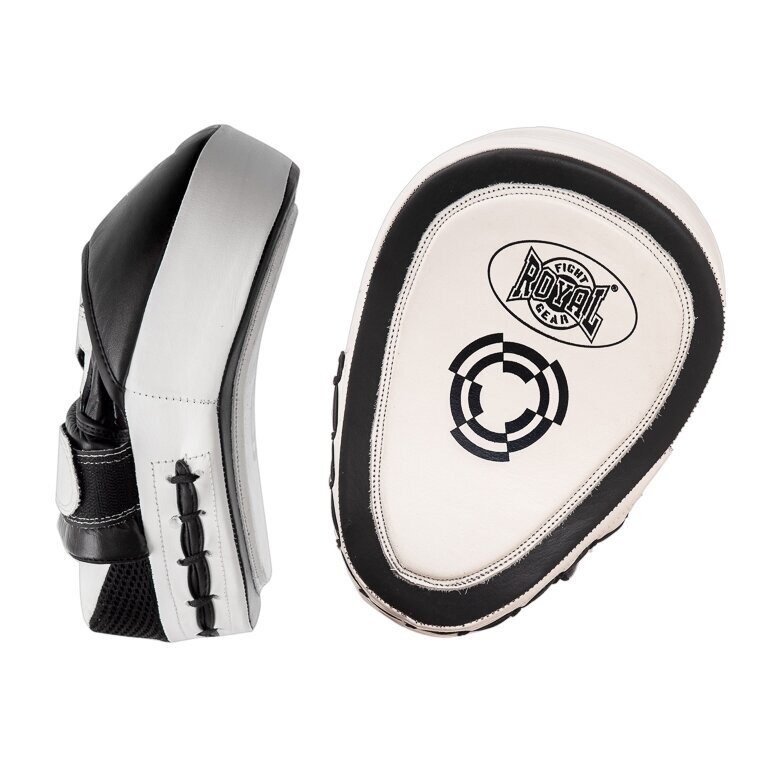 "Royal" Leather Focus Mitts Gell - Black/White 1 "Royal" Leather Focus Mitts Gell - Black/White 1