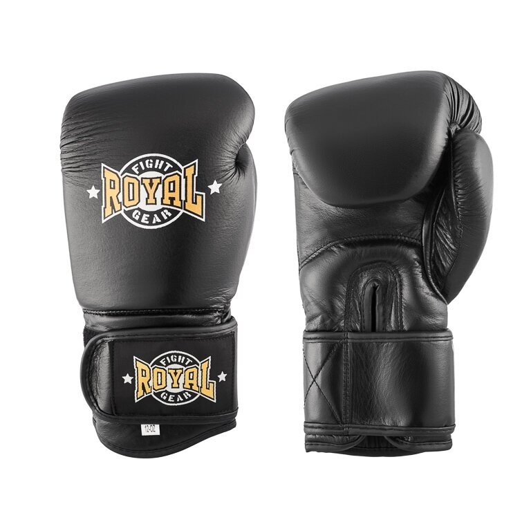 "Royal" odinės bokso pirštinės Impact - Black "Royal" odinės bokso pirštinės Impact - Black