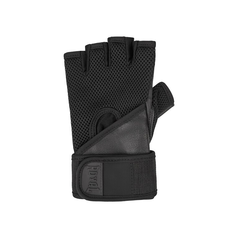 Royal" Leather Weightlifting Gloves - Black 1 Royal" Leather Weightlifting Gloves - Black 1