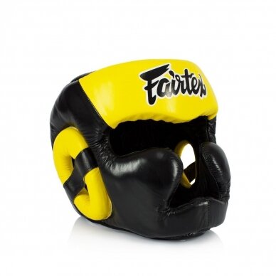 "Fairtex" šalmas - HG13 - black yellow