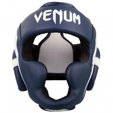 "Venum" šalmas Elite - White/Navy Blue 1 "Venum" šalmas Elite - White/Navy Blue 1