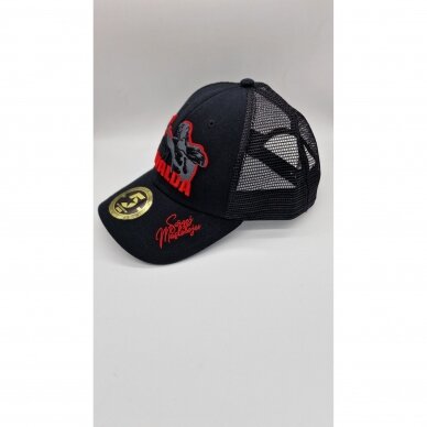 "Sergej Maslobojev" vardinė kepurė - Curved Trucker - Black/Red 1 "Sergej Maslobojev" vardinė kepurė - Curved Trucker - Black/Red 1