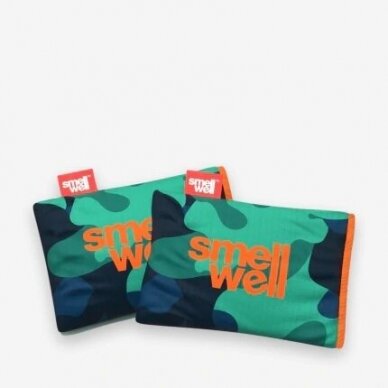 "SmellWell" avalynės bei bokso pirštinių priežiūra - antibakteriniai maišeliai (2vnt.) - Camo Green 1 "SmellWell" avalynės bei bokso pirštinių priežiūra - antibakteriniai maišeliai (2vnt.) - Camo Green 1
