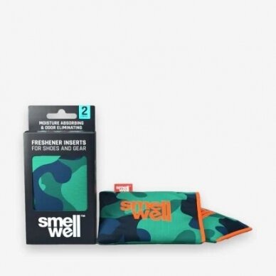 "SmellWell" avalynės bei bokso pirštinių priežiūra - antibakteriniai maišeliai (2vnt.) - Camo Green 3 "SmellWell" avalynės bei bokso pirštinių priežiūra - antibakteriniai maišeliai (2vnt.) - Camo Green 3