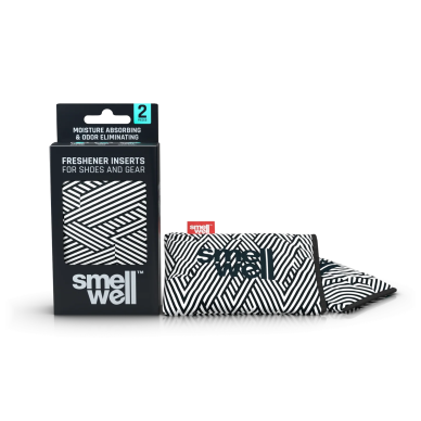 "SmellWell" Shoe and Boxing Glove Care – Antibacterial Deodorizing Bags (2 pcs.) – Geometric Grey 2
