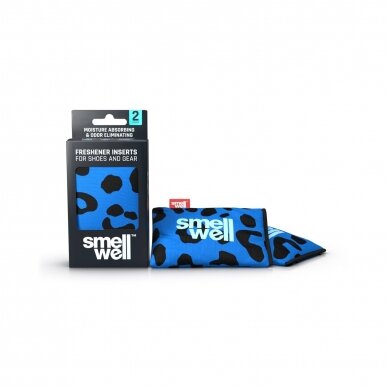 "SmellWell" Shoe and Boxing Glove Care – Antibacterial Deodorizing Bags (2 pcs.) – Leopard Blue "SmellWell" Shoe and Boxing Glove Care – Antibacterial Deodorizing Bags (2 pcs.) – Leopard Blue