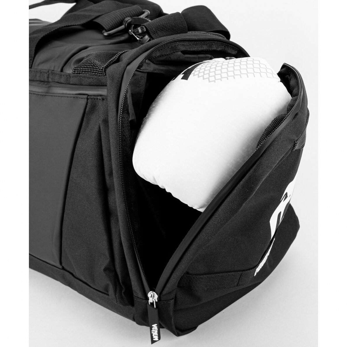 Venum Trainer Lite Evo Sports Bag – Black/White 5