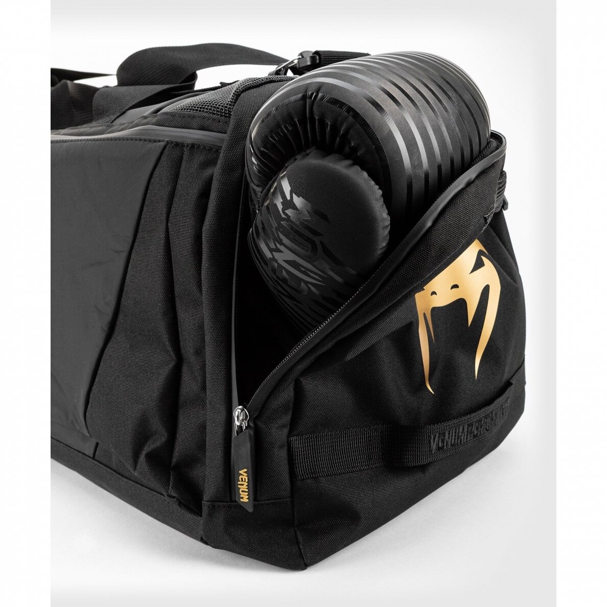 Venum Trainer Lite Evo Sports Bag – Black/Gold 1 Venum Trainer Lite Evo Sports Bag – Black/Gold 1