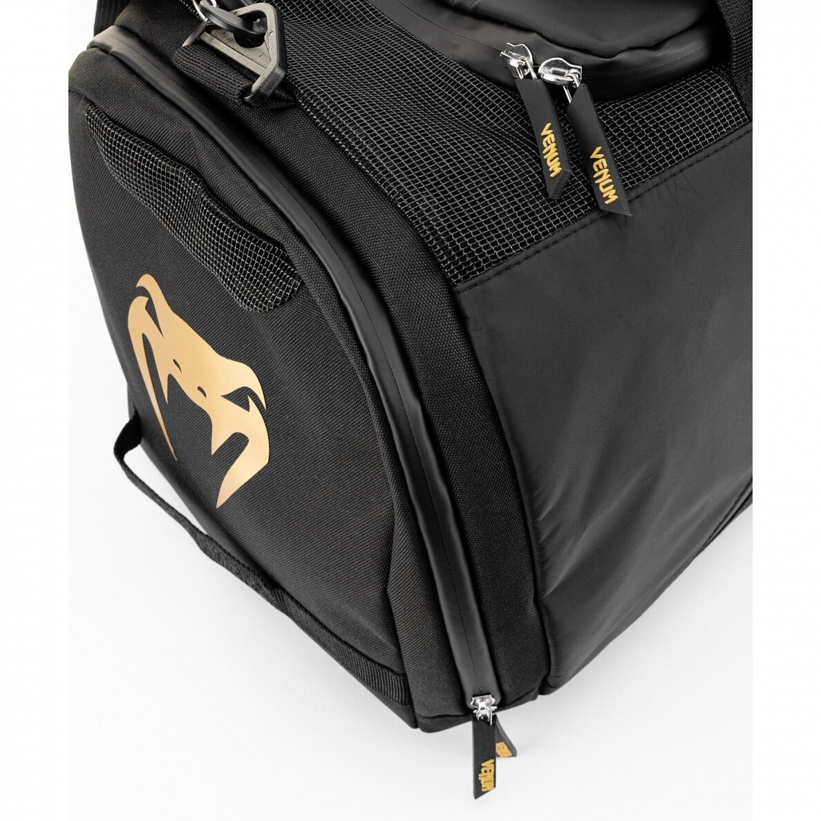 Venum Trainer Lite Evo Sports Bag – Black/Gold 3 Venum Trainer Lite Evo Sports Bag – Black/Gold 3