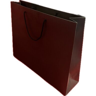 Colored gift bag with string handle - Black