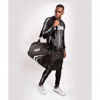 Venum Trainer Lite Evo Sports Bag – Black/White 4