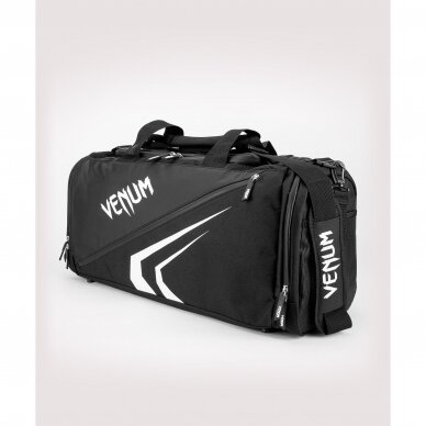 Venum Trainer Lite Evo Sports Bag – Black/White Venum Trainer Lite Evo Sports Bag – Black/White