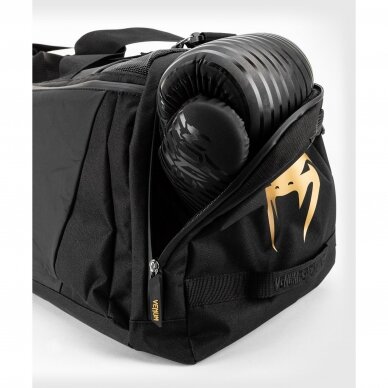 Venum Trainer Lite Evo Sports Bag – Black/Gold 1