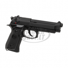 Airsoft - "KJ Works" Šratasvydžio pistoletas M9 A1 Full Metal GBB - Black