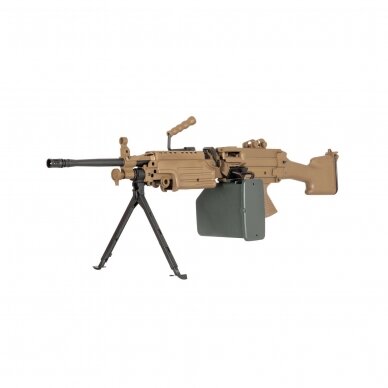 Šratasvydžio kulkosvaidis - SA-249 MK2 CORE™ Machine Gun Replica - Tan (Specna Arms) 2