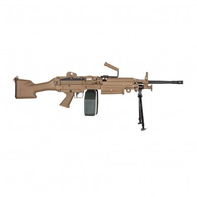 Šratasvydžio kulkosvaidis - SA-249 MK2 CORE™ Machine Gun Replica - Tan (Specna Arms)