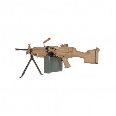 Šratasvydžio kulkosvaidis - SA-249 MK2 CORE™ Machine Gun Replica - Tan (Specna Arms) 5