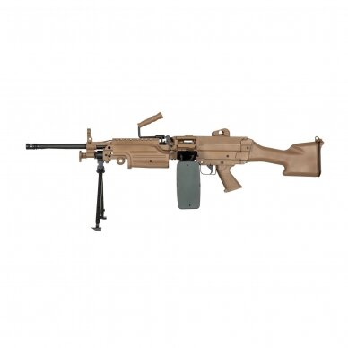 Šratasvydžio kulkosvaidis - SA-249 MK2 CORE™ Machine Gun Replica - Tan (Specna Arms) 1