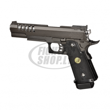 Šratasvydžio pistoletas - Hi-Capa 5.1 K Full Metal GBB - Black (WE) 1