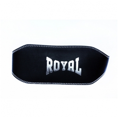 "Royal" odinis svorio kėlimo diržas - Black "Royal" odinis svorio kėlimo diržas - Black