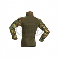 "Invader Gear" Taktiniai marškinėliai - Combat Shirt - Woodland (10214882240)