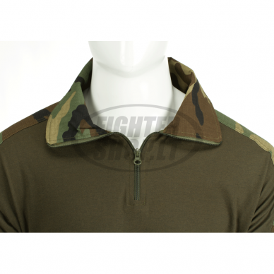 "Invader Gear" Taktiniai marškinėliai - Combat Shirt - Woodland (10214882240) 3
