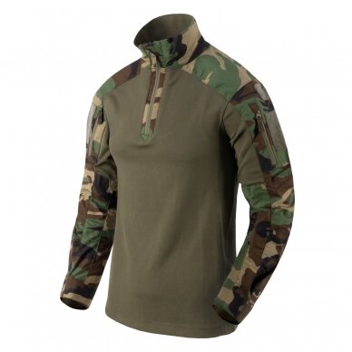 "Helikon" taktiniai marškinėliai - MCDU COMBAT SHIRT - US Woodland (BL-MCD-SP-0302A)