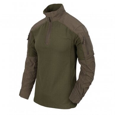 Taktiniai marškinėliai - MCDU COMBAT SHIRT - RAL 7013 / OLIVE GREEN (Helikon)