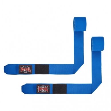 "Royal" tamprūs bokso bintai 4.6m - Blue "Royal" tamprūs bokso bintai 4.6m - Blue