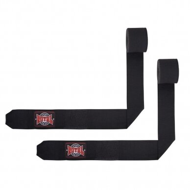 "Royal" Elastic Boxing Hand Wraps 4.6m - Black "Royal" Elastic Boxing Hand Wraps 4.6m - Black