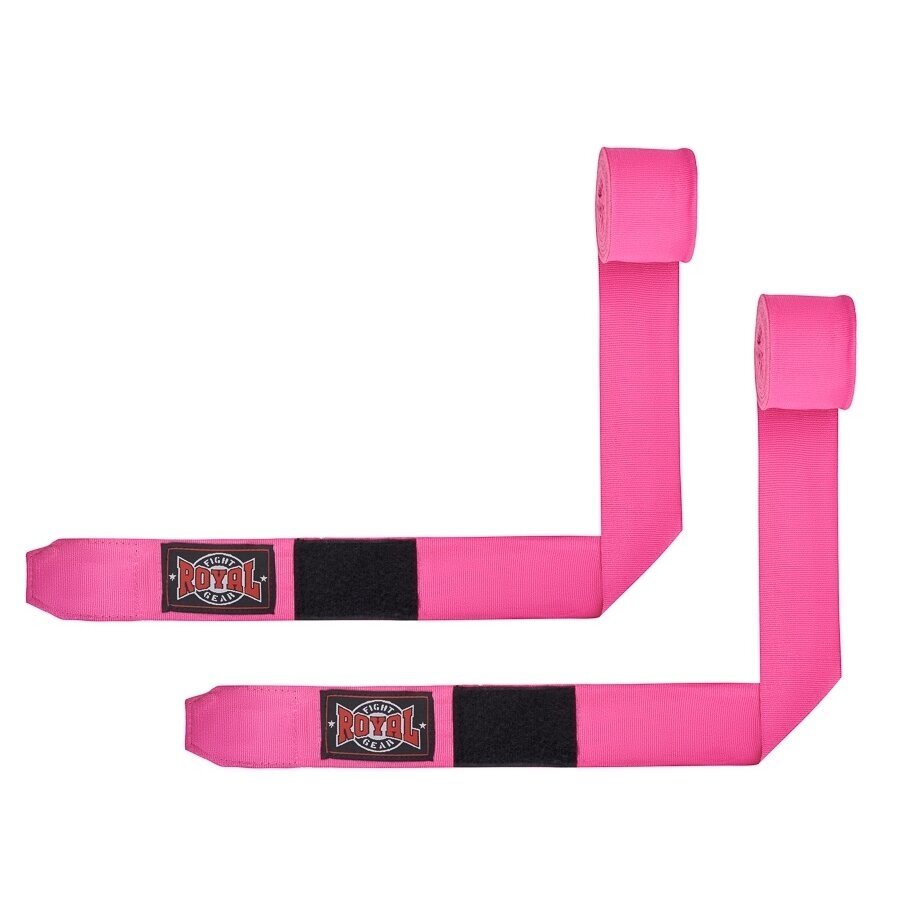 "Royal" Elastic Boxing Hand Wraps 4.6m - Pink "Royal" Elastic Boxing Hand Wraps 4.6m - Pink