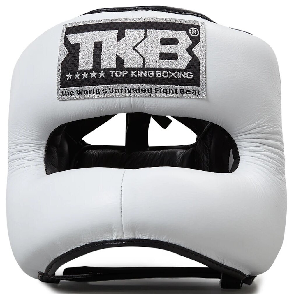 "Top King" šalmas su nosies apsauga Pro Training - White