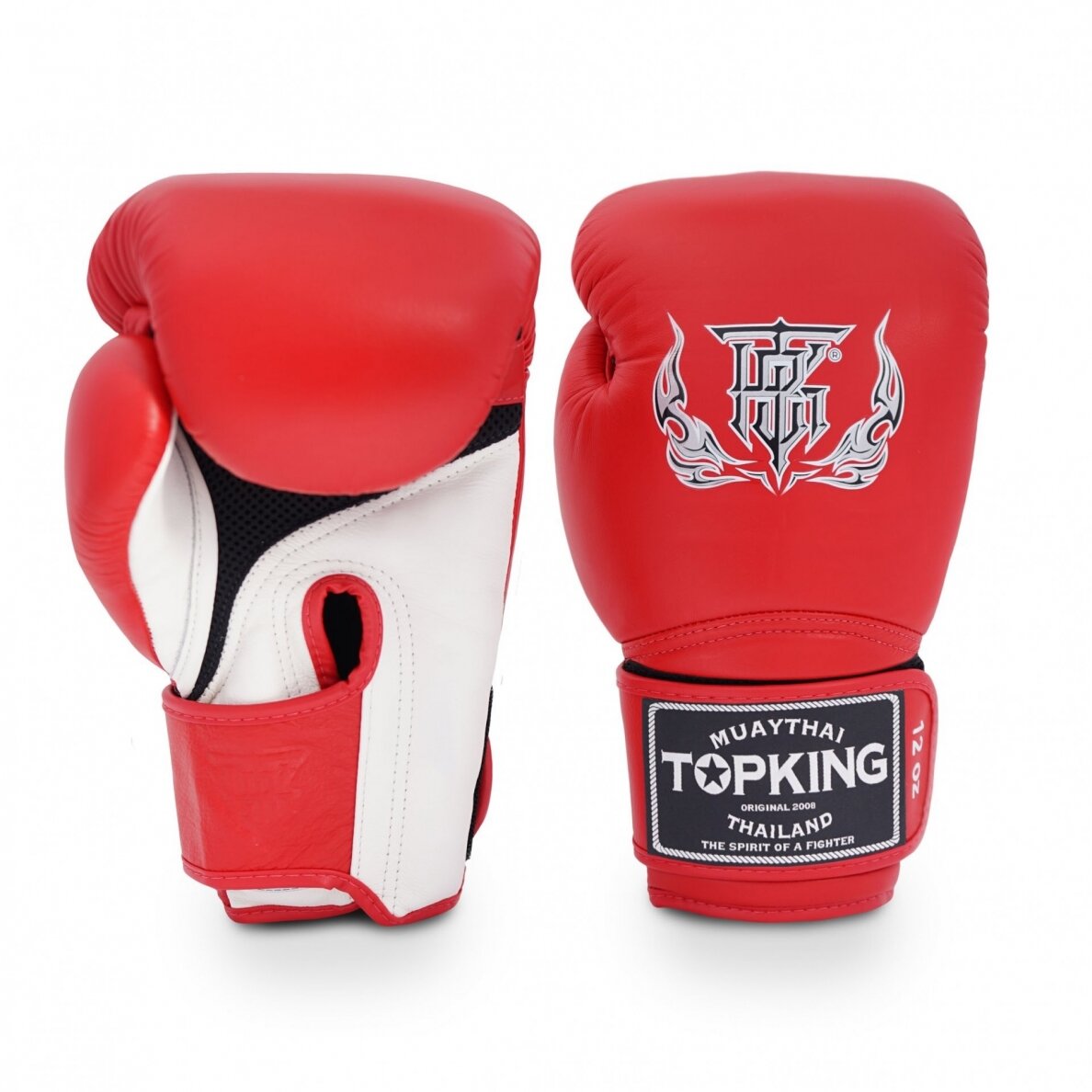 "Top King" Boxing Gloves - Super Air Triple - Red/Black/White