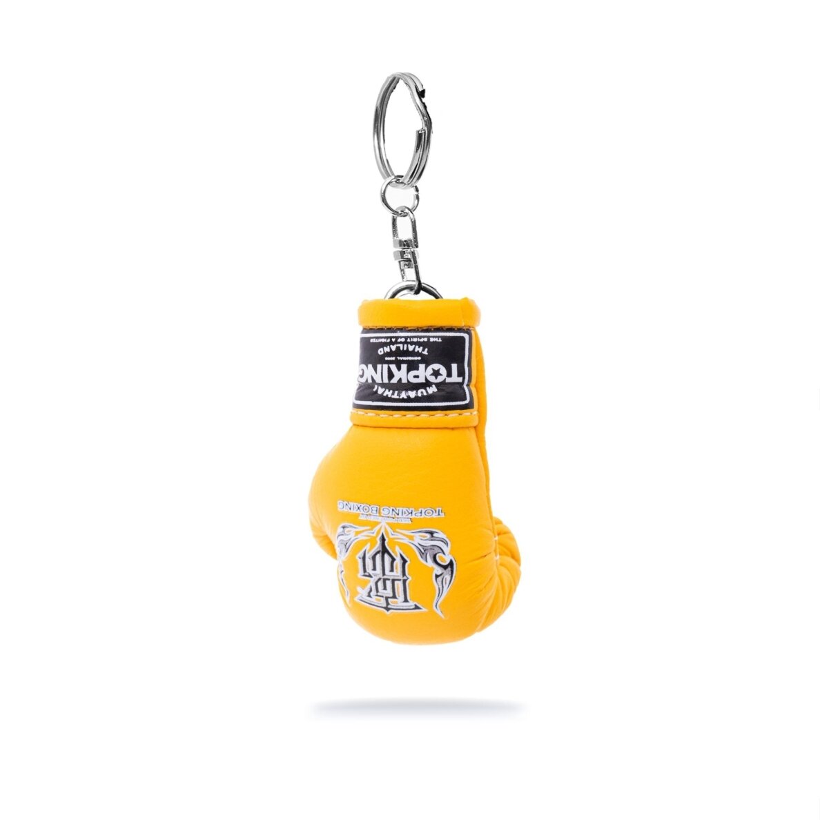 "Top King" Keyring Mini Boxing Glove - Yellow "Top King" Keyring Mini Boxing Glove - Yellow