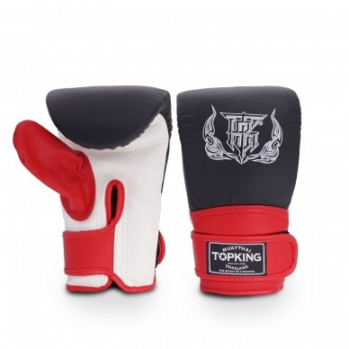 "Top King" pirštinės kriaušei Ultimate - Black/Red/White "Top King" pirštinės kriaušei Ultimate - Black/Red/White
