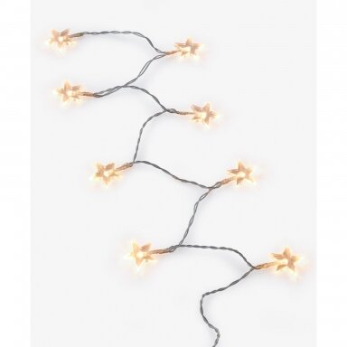Short 8 LED light string - Star
