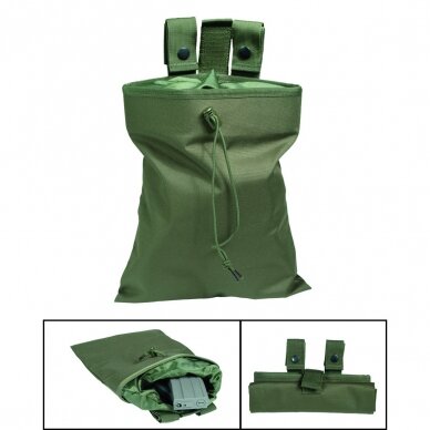 "MIL-TEC" Empty Magazine Dump Pouch - Olive (16156001) "MIL-TEC" Empty Magazine Dump Pouch - Olive (16156001)