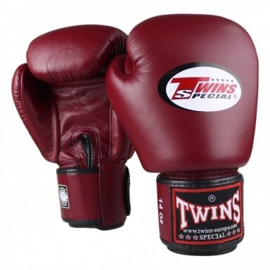 "Twins" bokso pirštinės BGVL3 - Wine Red