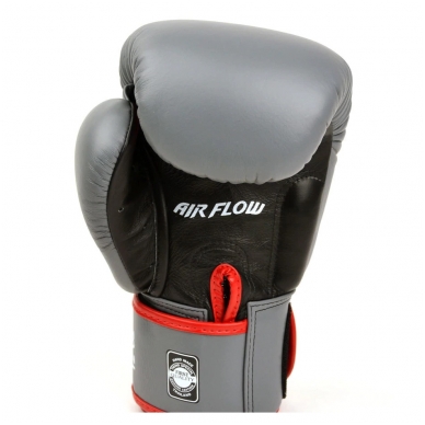"Twins" Boxing Gloves BGVL3 AIR - Grey/Black 1 "Twins" Boxing Gloves BGVL3 AIR - Grey/Black 1